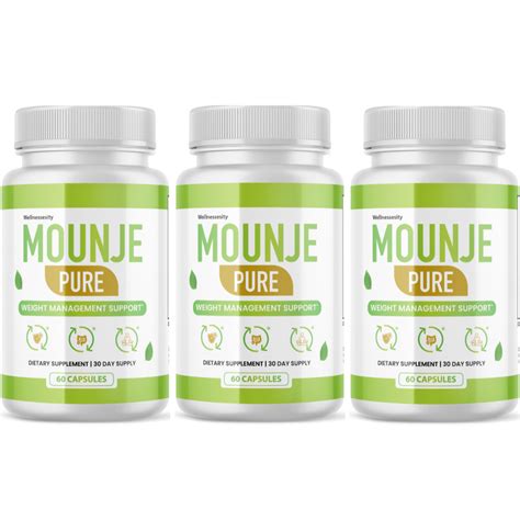 Mounje Pure Weight Loss Capsules, MounjePure Metabolism Booster - 3 Bo ...