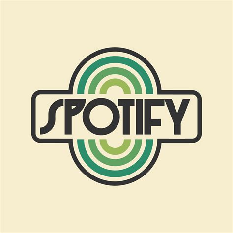 Retro Spotify Logo | Retro logos, Branding design logo, Retro logo design