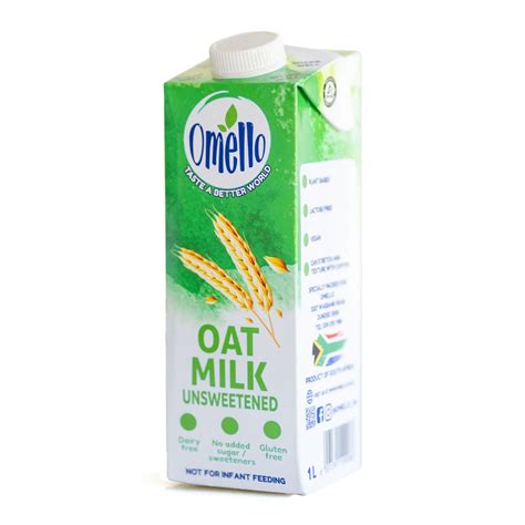 Wholesale 1ℓ Oat Milk unsweetened Case (Unit – R27.40 ex VAT) - Omello