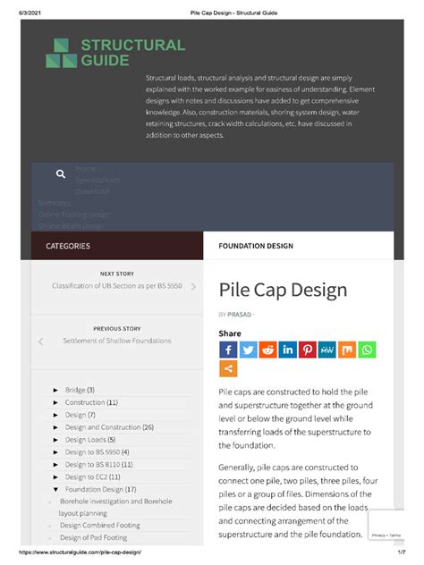 Image result for Pile Cap Design