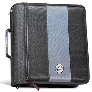 Case-it 2-Inch Ring Zipper Binder, Black, D-251-BLK : Amazon.in: Office ...