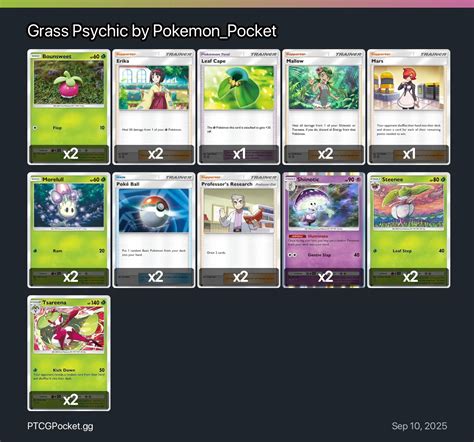 Grass Psychic by Pokemon_Pocket - Pokémon TCG Pocket