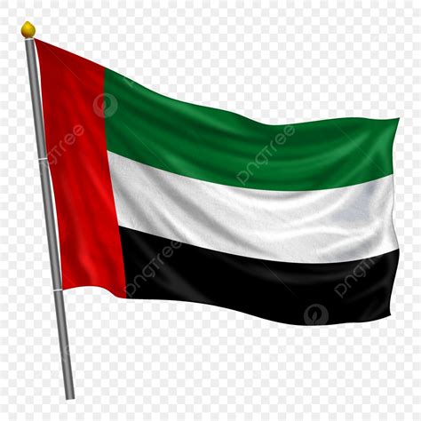 United Arab Emirates White Transparent, United Arab Emirates Flag ...