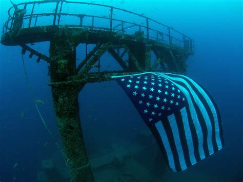 Pearl Harbor Memorial Underwater