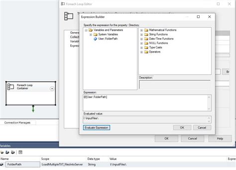 Image result for Configure for Each Loop Container for Script Task in SSIS
