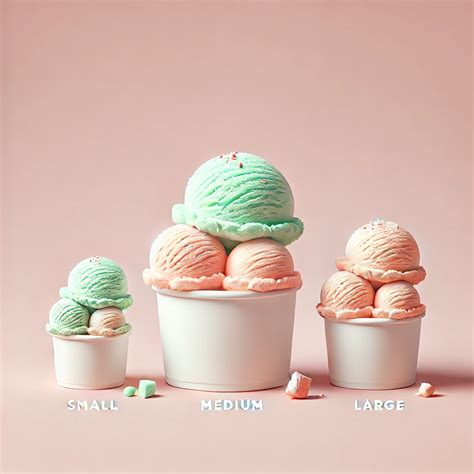 A Quick Guide to Standard Ice Cream Cup Sizes in oz and ml - GMZ