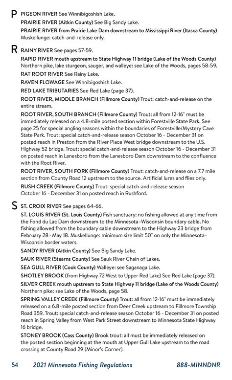 MN Fishing Regulations 2021 - Isaac Dixson - Page 54 | Flip PDF Online ...
