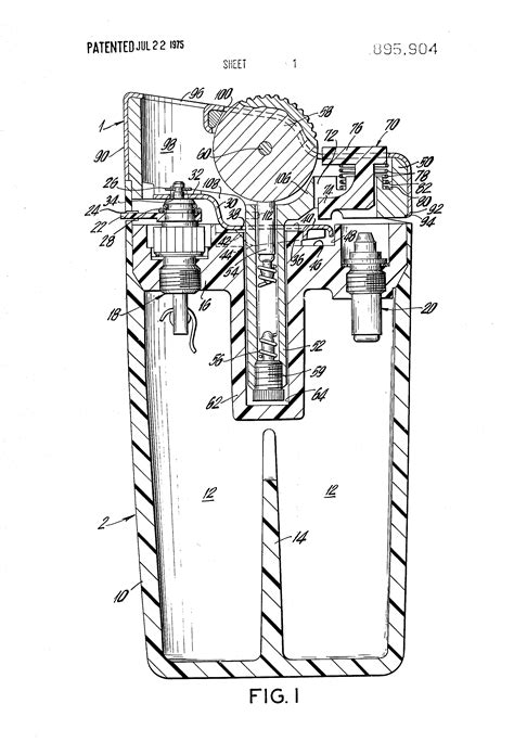 Image result for Exploded View Drawing of a Butane Lighter