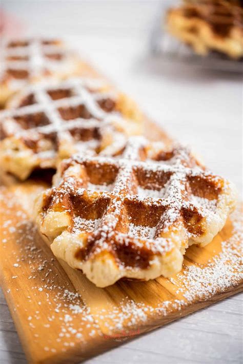 Belgian Waffle Recipe (Authentic Liege Waffles at Home)