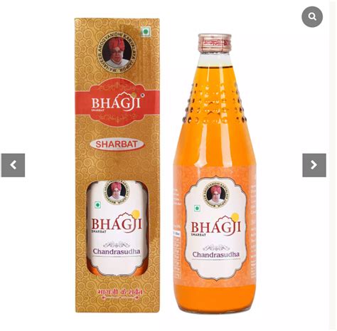 Bhagji Chandrasudha (Chandan Kesar) Sharbat- 750 ML – Himkhand