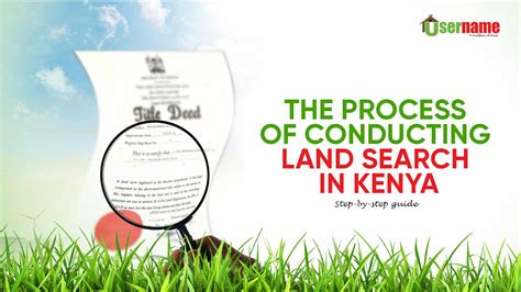 Process Of Land Transfer In Kenya