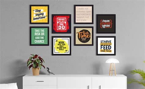 PAPER PLANE DESIGN Motivational Quotes Wall Framed Posters, Office Wall ...