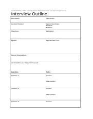 Interview Outline 的图像结果