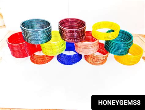 Buy 144 Bangles Multi Color Bangles 12 Pieces Each Color of 12 Color ...