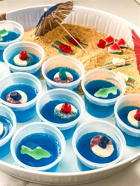 Beach Jello Cups