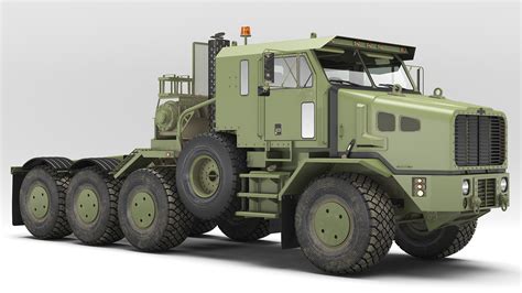 Military Transporter Oshkosh Global HET A1 Rigged 3D model | 3D Molier ...