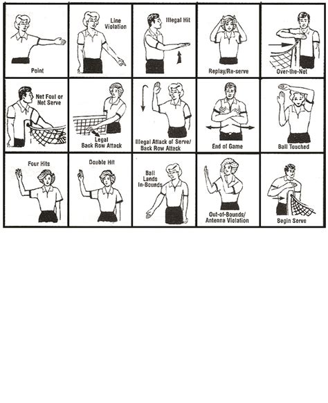 volleyball hand signals - philippin news collections