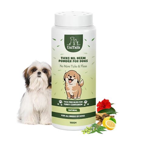 Unitailz Flea & Ticks Neem Dog Powder for Shih Tzu Dog & Puppy | Help ...