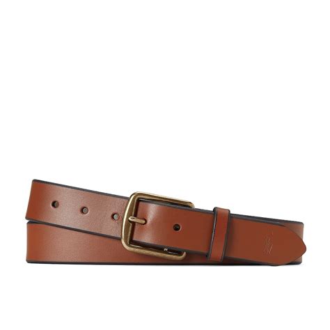 Buy Men Brown Saddle Leather Dress Belt Online at The Collective - 861519