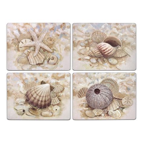 Pimpernel Beach Prize Placemats S/4 15.7 X 11.7" & Reviews | Wayfair
