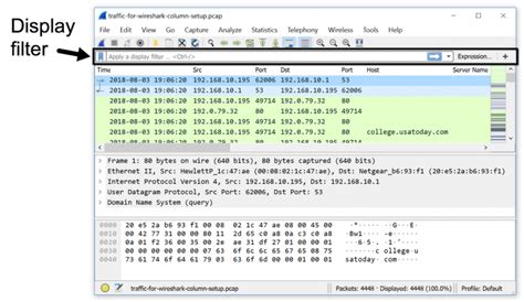 网络抓包工具wireshark的简单过滤语法_抓波工具过滤数据-CSDN博客