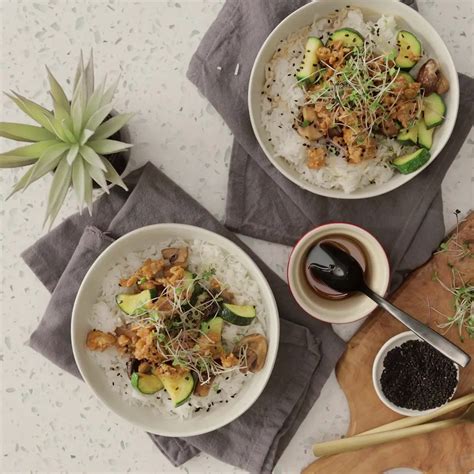 Korean Ground Turkey Rice Bowls