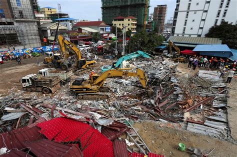 扯！柬埔寨大樓塌陷已致17死 爆出中國建商無照施工 - 國際 - 自由時報電子報