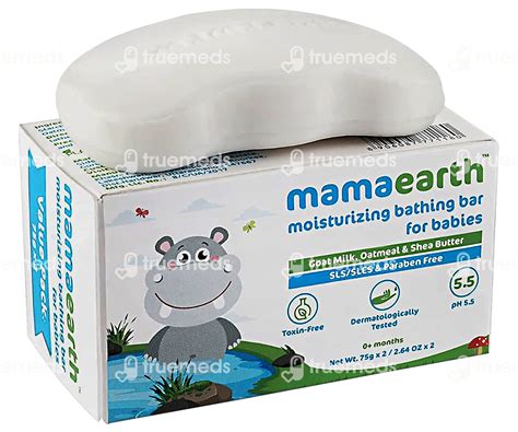 Mamaearth Moisturizing Baby Bathing Soap Ph 55 With Goat Milk And ...