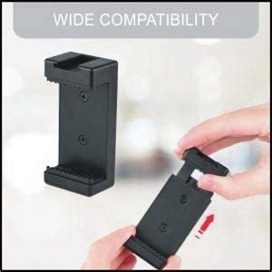 FOTON POWER S700 Phone Tripod Mount with Cold Shoe Mount for Microphone ...