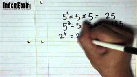 What Is Index Form in Math 的图像结果