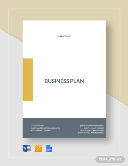 Simple Business Plan Examples 的图像结果