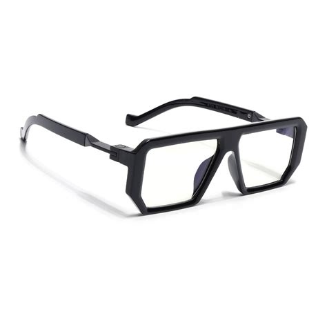 Voyage Victor Black Wayfarer Eyeglasses for Men & Women (8725MG4196-C1 ...