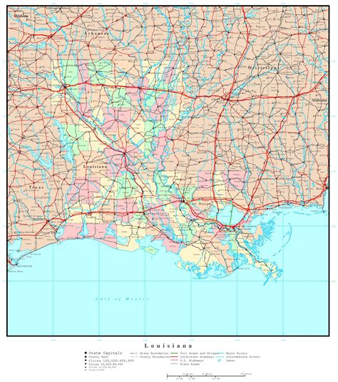 Printable Map Of Louisiana Historic Map : 1883 The Louisiana State