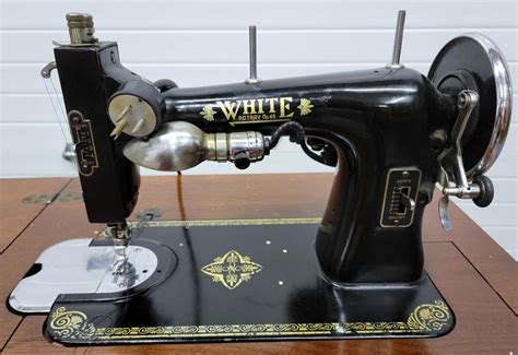 White Rotary Sewing Machine & Cabinet | #3875994954