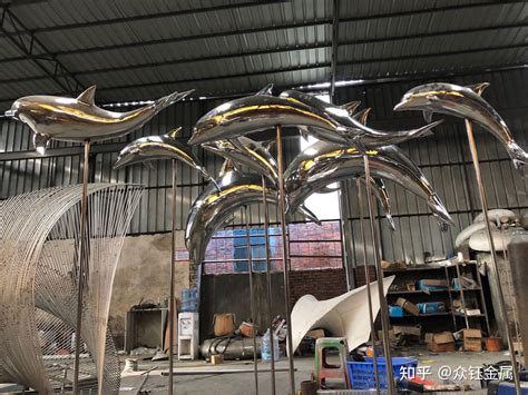不锈钢镜面海豚雕塑制作 - 哔哩哔哩