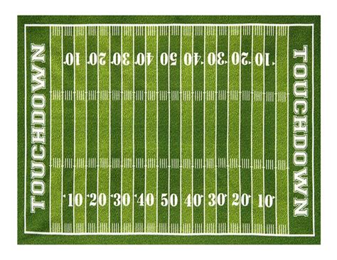 Buy Football Field Edible Icing Image Cake Topper for 1/4 sheet cake ...