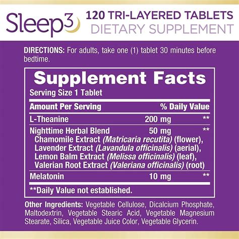 Nature’s Bounty Sleep 3, 120 Tablets