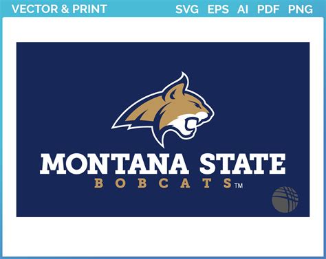 Montana State Bobcats - Alternate Logo (2013) - College Sports Vector ...