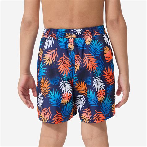 Boys’ swim shorts -100 shadow red | Decathlon