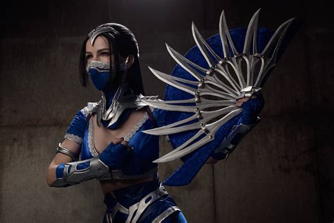 Kitana cosplay from Mortal Kombat 1 by Nemu013 on DeviantArt