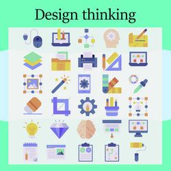 Design Thinking Vector Art 的图像结果