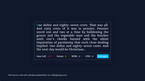 Image result for Design a Typing Speed Test Game Using JavaScript
