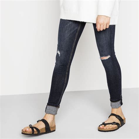 BIRKENSTOCK Mayari Oiled Leather Sandal - Black