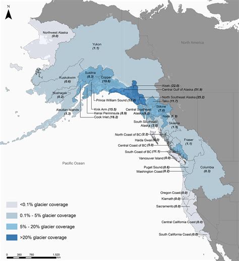 Map Of Alaska Glaciers