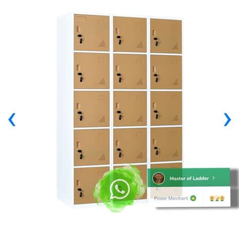 Jual Lemari Loker Besi Jumbo Locker Kabinet 15 Pintu Kuning Krem - Kota ...