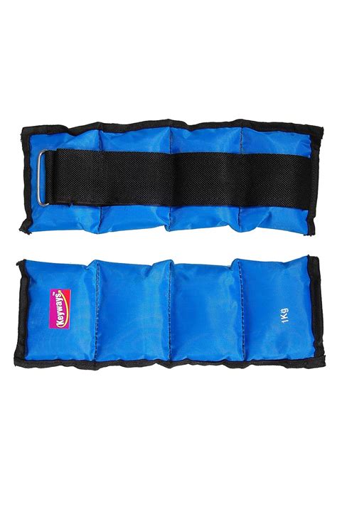 KEYWAYS Popular Velcro Ankel Weights Set of Two (Blue, 1 KG) : Amazon ...