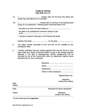 Form Of Option For Macp See Rule 14 6 Pdf Download - Fill Online ...