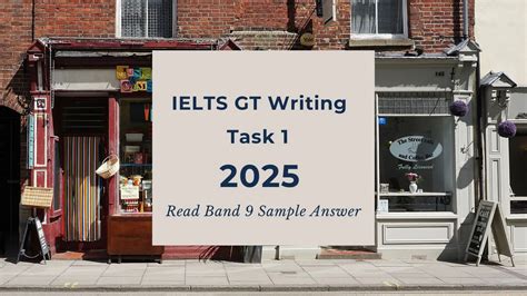 Recent IELTS GT Writing Task 1 - 2025
