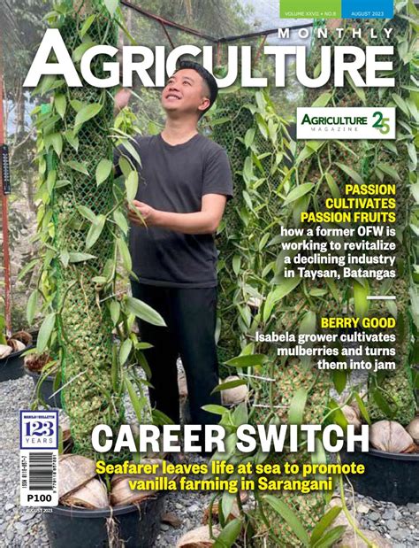 Get digital access to Agriculture - August 2023 issue | Magzter.com
