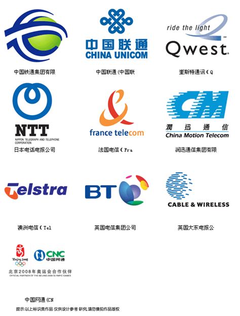 中国移动联通电信通信类矢量标志集AI素材免费下载_红动网